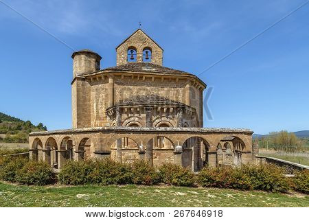 Church Of Saint Mary Of Eunate Is A 12th-century Romanesque Church Located About 2 Km South-east Of 
