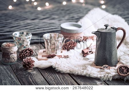 Still Life Home Decorations In The Interior Of The Room