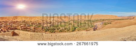 Ait Ben Haddou Panoramic View From Top