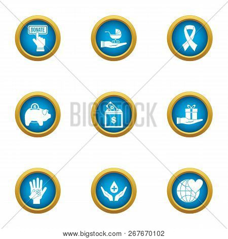 Frugal Icons Set. Flat Set Of 9 Frugal Icons For Web Isolated On White Background