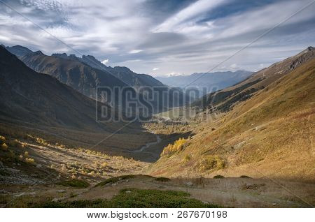 Lower Arkhyz, Karachay Cherkess Republic. Sofia Glacier