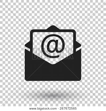Mail Envelope Icon Vector On Isolated Background. Symbols Of Ema
