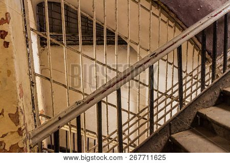 Interior Of The Patarei Former Sea Fortress And Prison In Tallinn, Estonia.