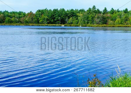 View Of The Snake Lake, In Kejimkujik National Park, Nova Scotia, Canada