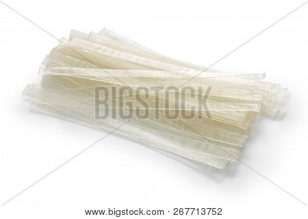 dried fenpi, green bean sheet jelly noodles, chinese food ingredient
