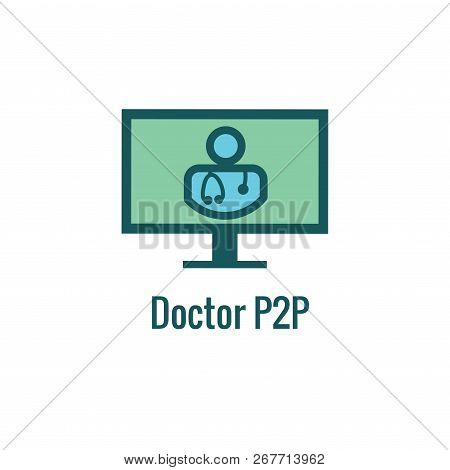 Telemedicine Abstract Idea - Icons Illustrating Remote Health And Software
