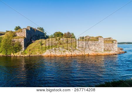 Fortifications At Suomenlinna Sveaborg , Sea Fortress Near Helsinki, Finland