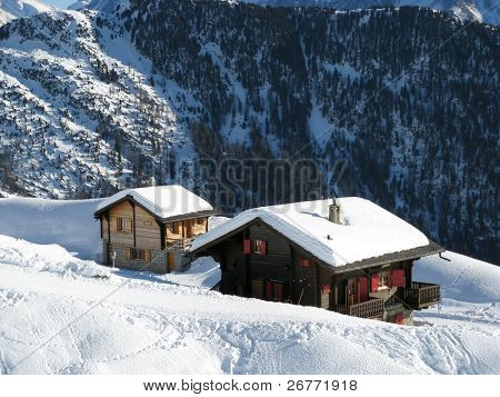 Casas en Tschuggen (Wallis, Suiza)