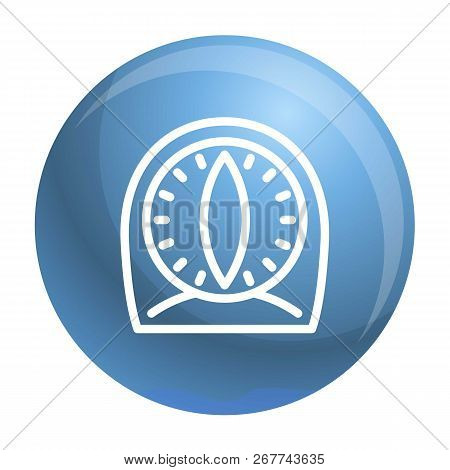 Old Kitchen Timer Icon. Outline Old Kitchen Timer Icon For Web Design Isolated On White Background
