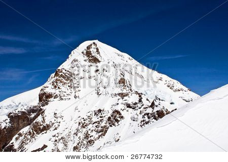Hora Eiger v oblasti Jungfrau