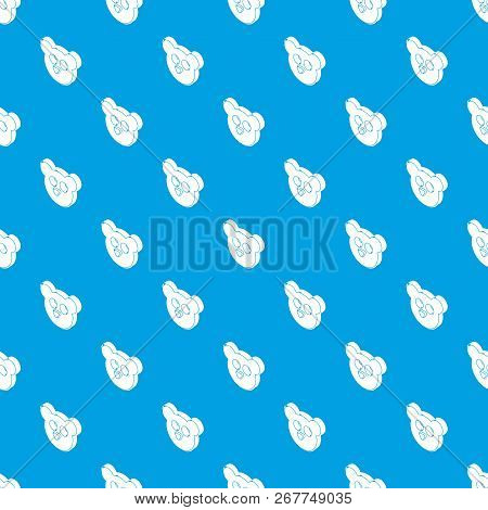 Mouse Form Button Clothes Pattern Vector Seamless Blue Repeat For Any Use