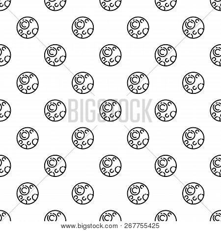 Pluton Planet Pattern Seamless Repeat Background For Any Web Design