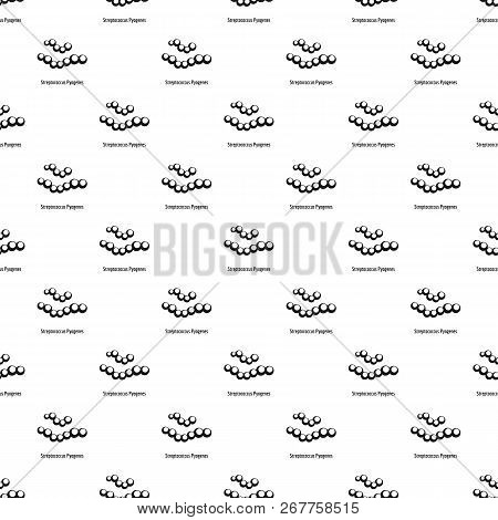 Streptococcus Pyogenes Pattern Seamless Repeat Geometric For Any Web Design