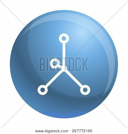 Ionic Bond Icon. Simple Illustration Of Ionic Bond Vector Icon For Web Design Isolated On White Back