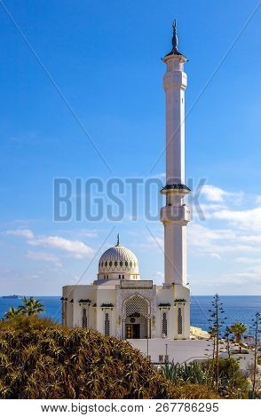 The Ibrahim-al-ibrahim Mosque At Europa Point In Gibraltar.