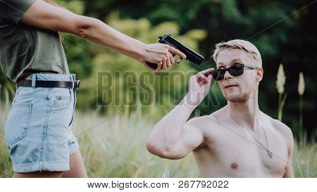 The Girl Sent A Gun To A Man Who Is Suspected Of Treason