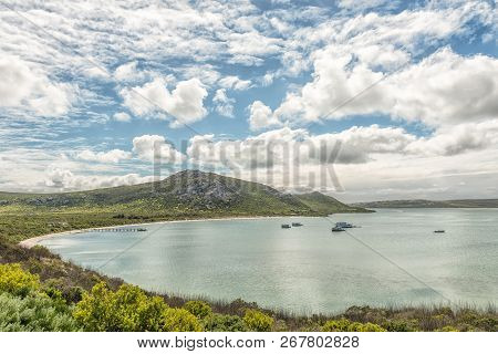 West Coast National Park, South Africa, August 20, 2018: A View Of Kraalbaai At The Langebaan Lagoon