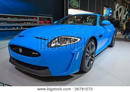 ジュネーブ - 3 月 8 日：、ジャガー XK RS ディスプレイで、81 国際モーター ショー Palexpo ジュネーブに