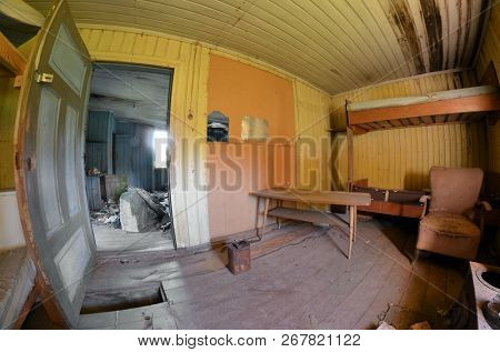 Abandoned wooden building in Norway