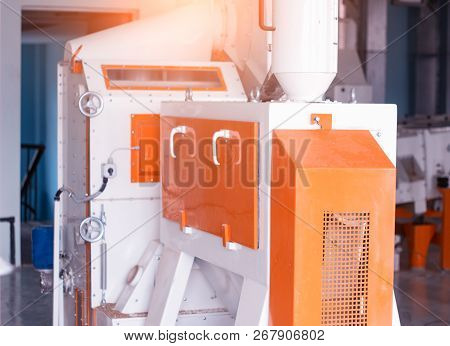 Production And Production Of Food Flour For Baking Bread From Different Types Of Grain, Wheat, Cerea