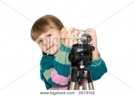 La ragazza con la macchina fotografica