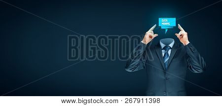 Data Mining (data-mining) Process And Big Data Analysis (bigdata) Issue Concept.