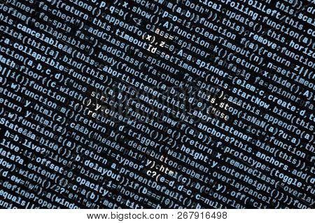 Micronesia Flag  Is Depicted On The Screen With The Program Code. The Concept Of Modern Technology A