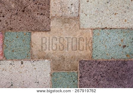Wall Texture Of The Monastery Of Panagia Ekatontapiliani On Paros Island, Cyclades, Greece