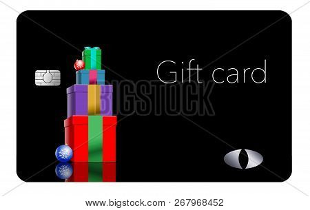 This Is A Holiday Season Gift Card With A Christmas, Winter, Design. It Is A Pre-paid Card That Can 