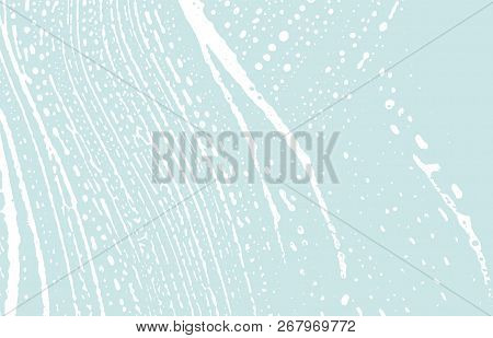 Grunge Texture. Distress Blue Rough Trace. Cute Background. Noise Dirty Grunge Texture. Resplendent 