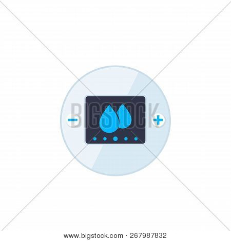 Humidity Control Sytem Vector Illustration, Eps 10 File, Easy To Edit