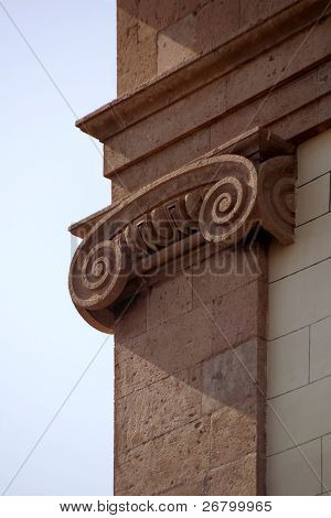 en arkitektoniske detaljer i en moske i Ayvalik, Tyrkiet