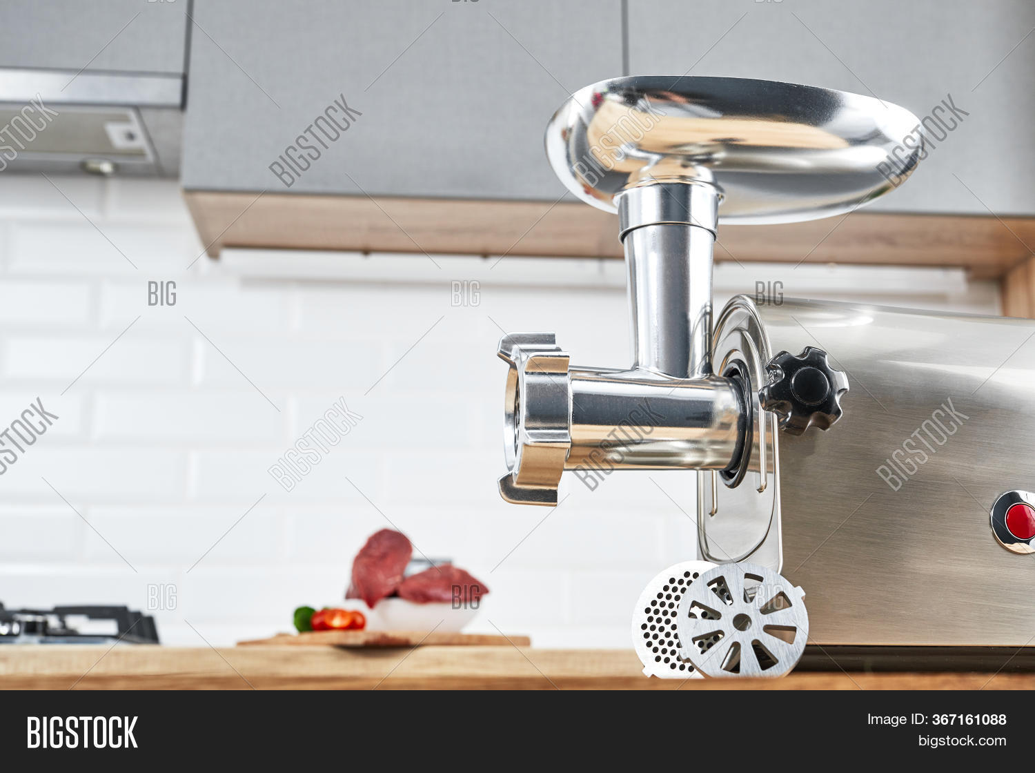Meat Grinder Fresh Image & Photo (Free Trial) Bigstock