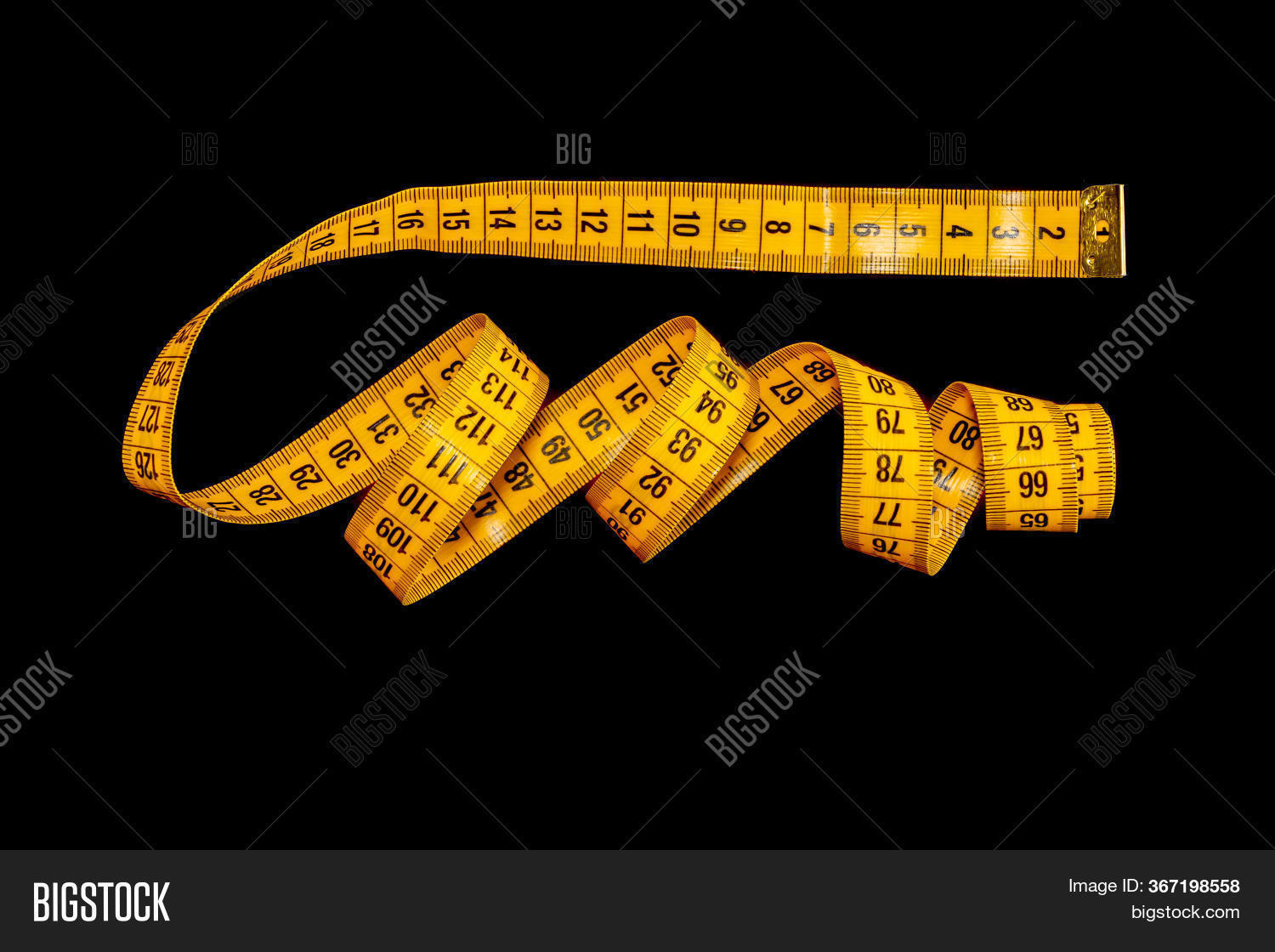 Yellow Measuring Tape Image &amp; Photo (Free Trial) | Bigstock