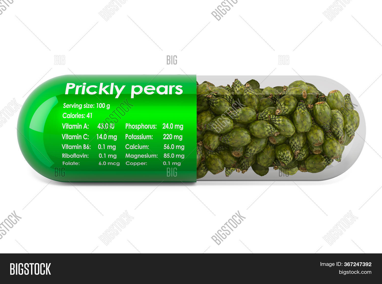 Cactus Pear, Vitamins Image & Photo (Free Trial) Bigstock