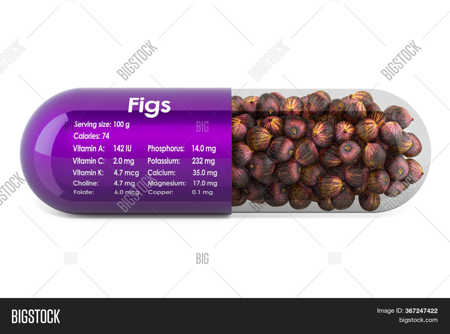 Common Fig, Vitamins Image & Photo (Free Trial) Bigstock