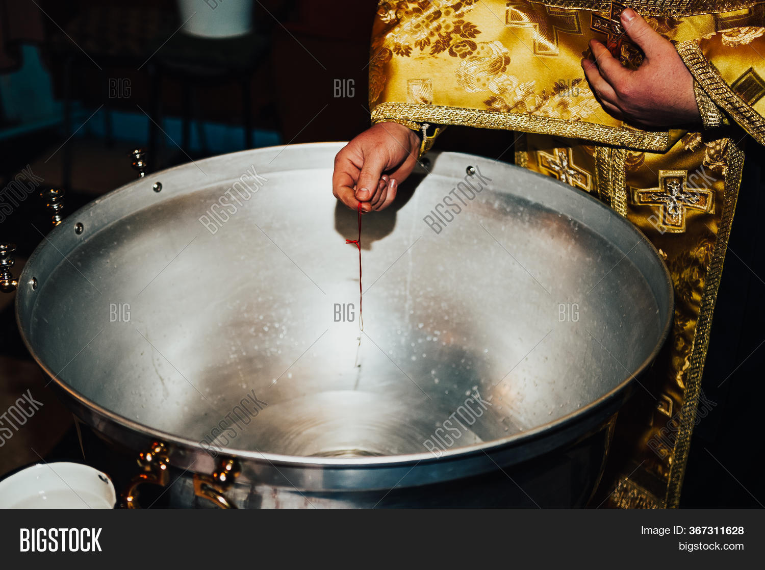 Priest Sanctifies Image Photo Free Trial Bigstock