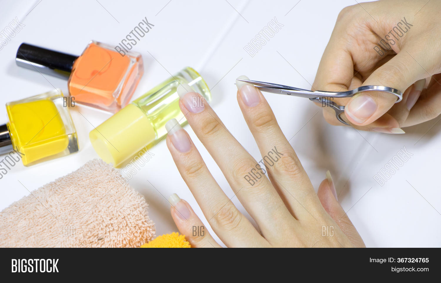 Manicure. Trim Your Image & Photo (Free Trial) Bigstock
