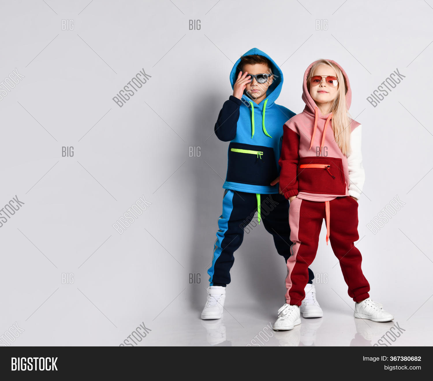kids in tracksuits