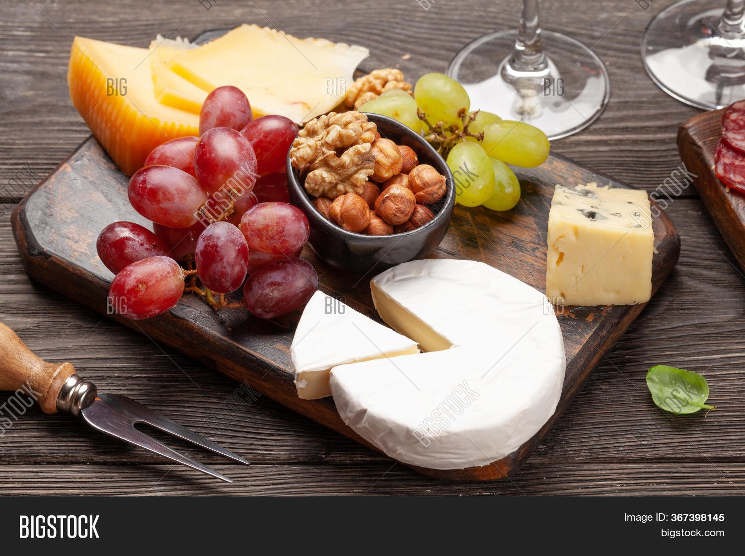 Cheese, Grapes Nuts Image & Photo (Free Trial) Bigstock