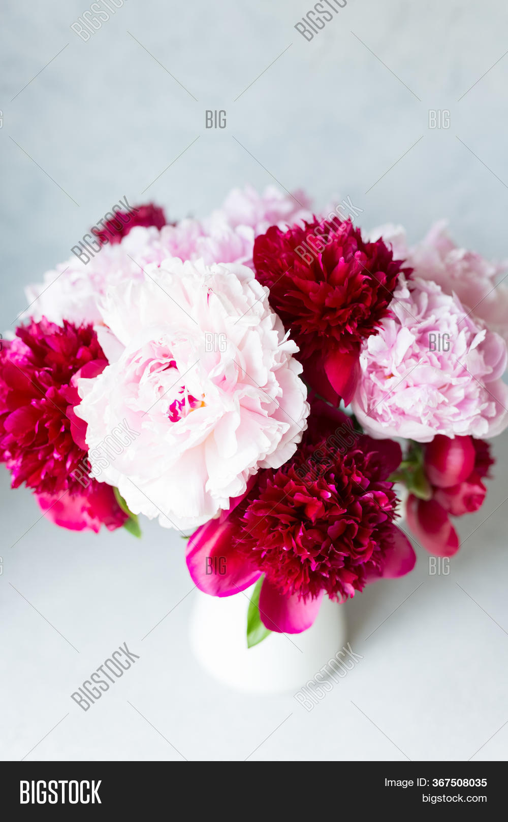 Top View Vase Bouquet Image & Photo (Free Trial) Bigstock