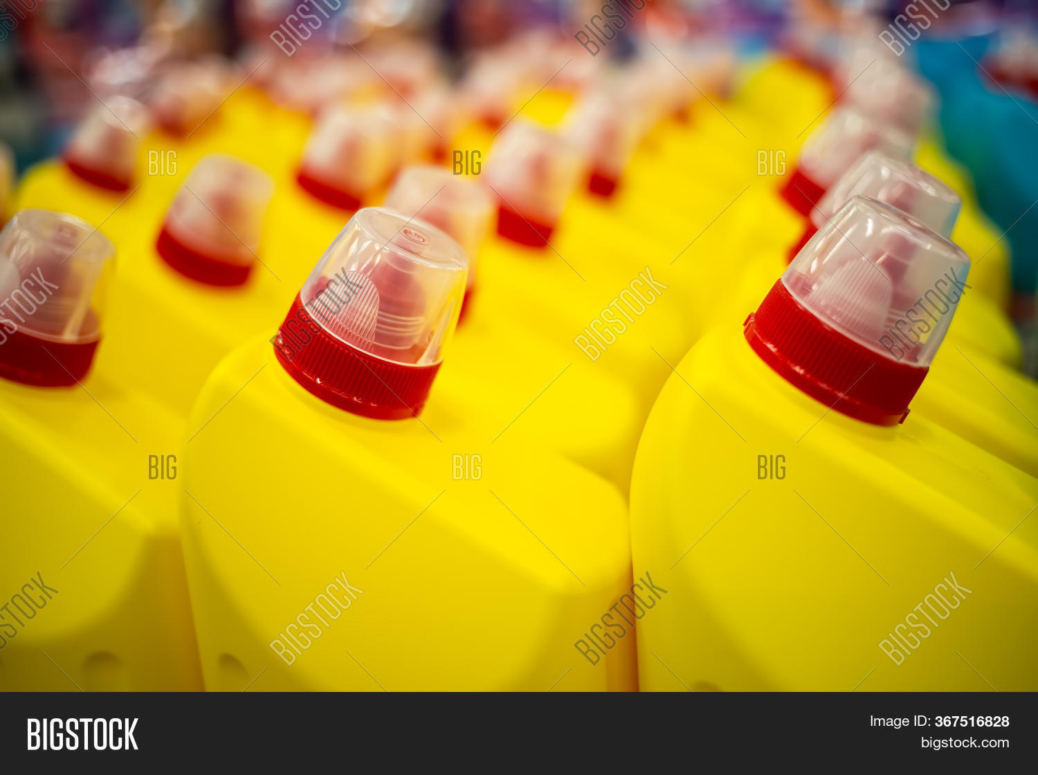 Rows Yellow Plastic Image & Photo (Free Trial) Bigstock