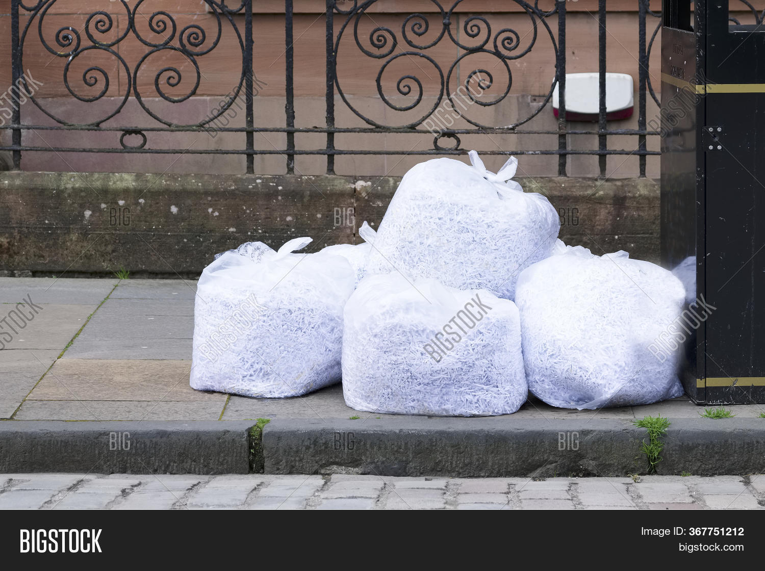 Shredded Paper Bags On Image & Photo (Free Trial) Bigstock