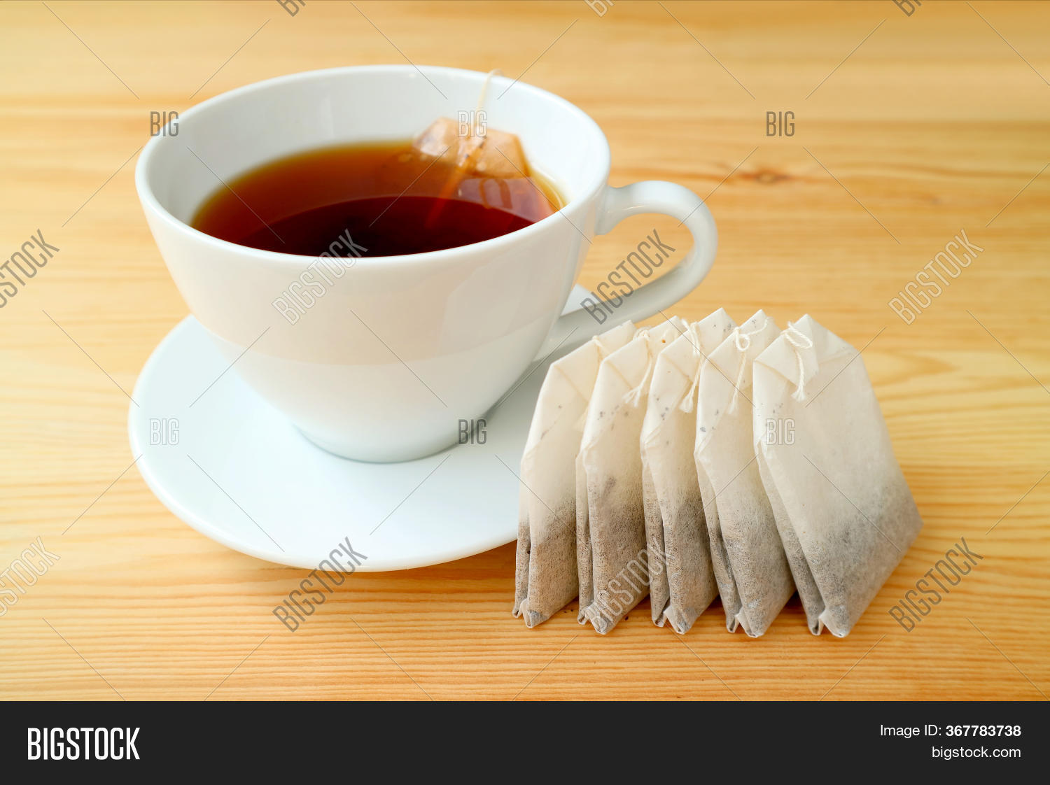 One Cup Hot Tea Many Image & Photo (Free Trial) | Bigstock