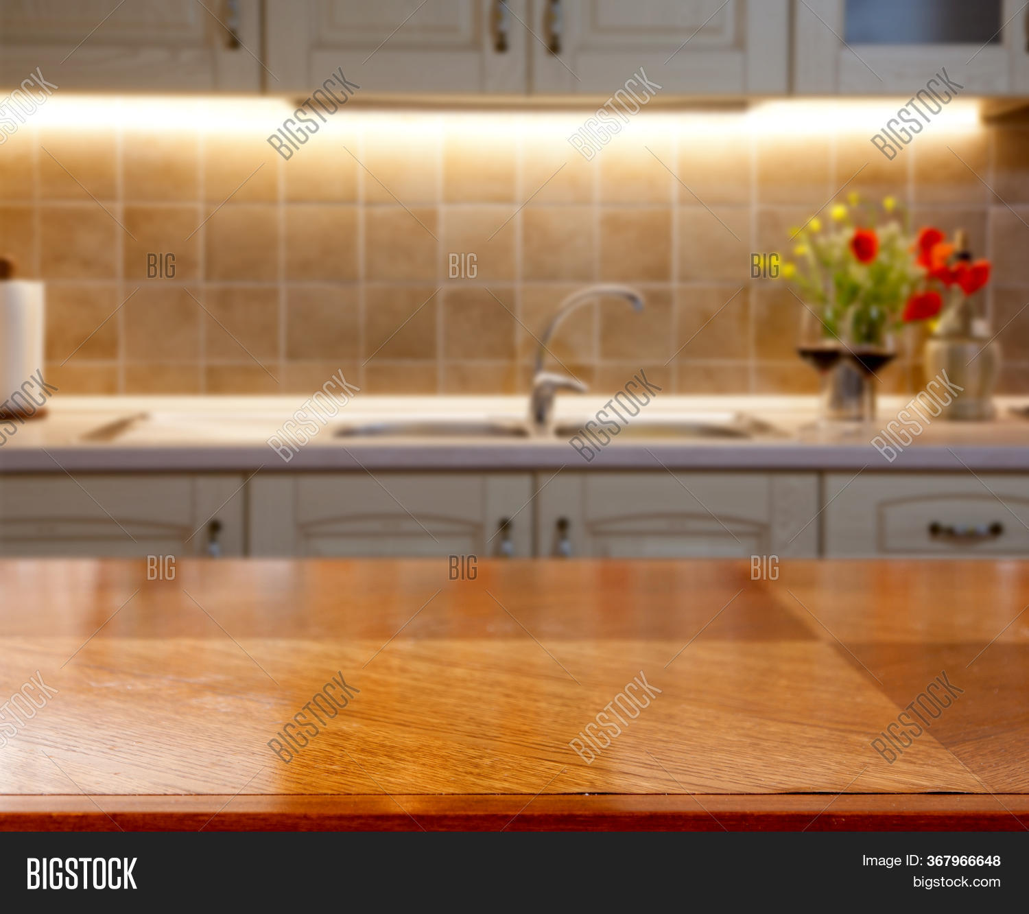 Blurred Kitchen Image & Photo (Free Trial) Bigstock