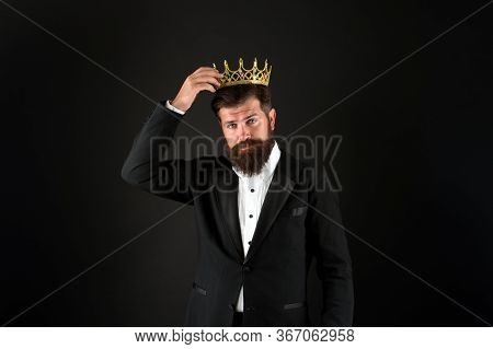 Best Man On Earth. Achieving Business Success. Royal And Luxury. Handsome Worker. Glory Seeking Man.