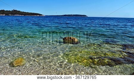 Stones In The Cleanest And Most Transparent Mediterranean Sea