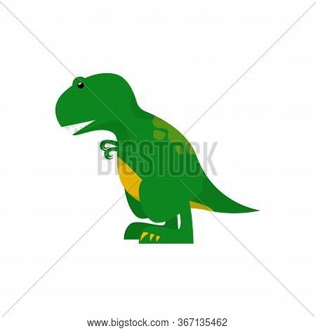 Green Tirex Illustration. Creature, Colored, Animal. Nature Concept. Illustration Can Be Used For To