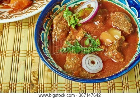 Lagan Ka Gosht -  Hyderabadi Mutton  Dish Curry In Aromatic Spices
