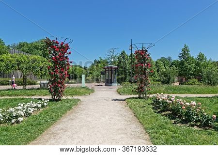 Lyon, France, May 19, 2020 : Park Reopens After Two Months Of Confinement. Travel Ban In France, Pop